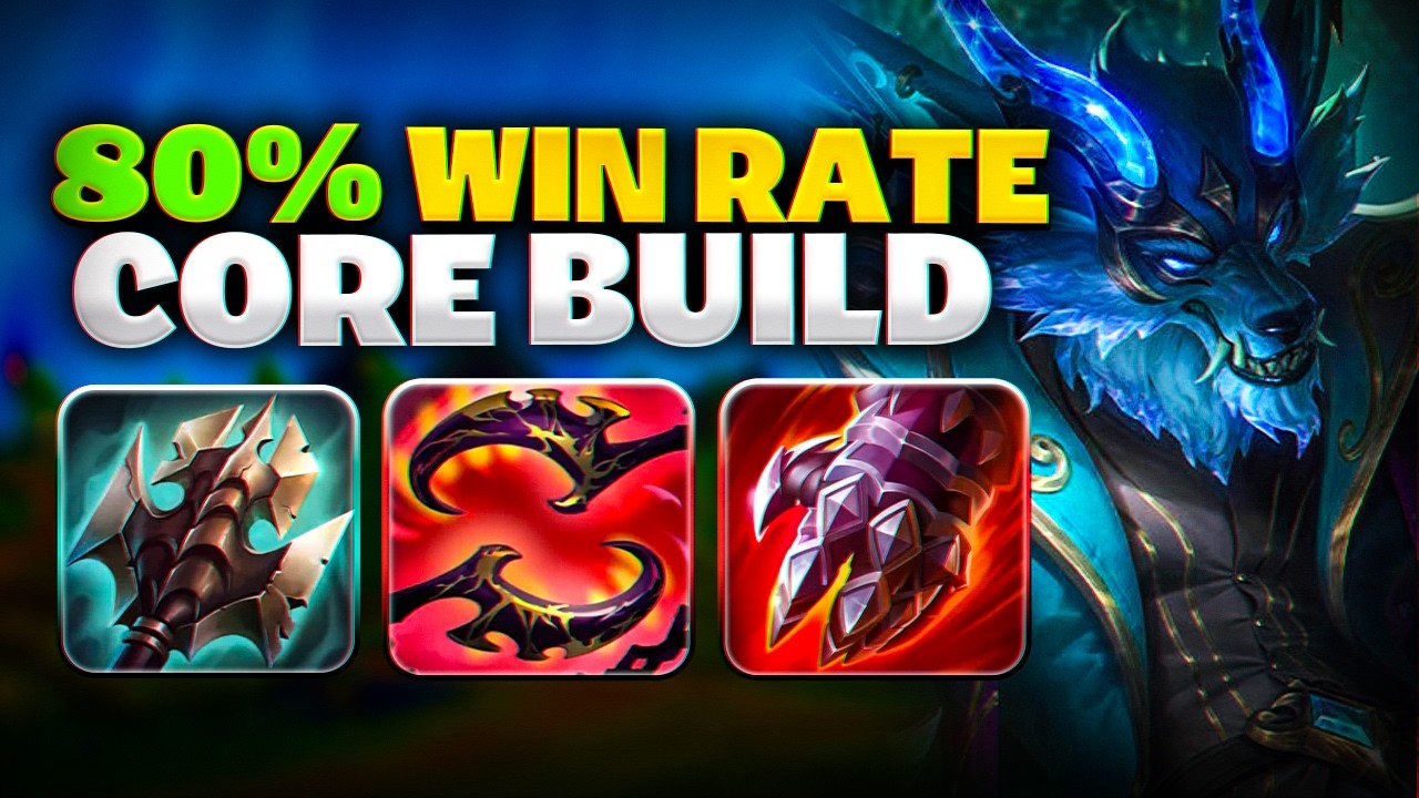 THE 80% WIN RATE WARWICK BUILD GOT ME MASTERS