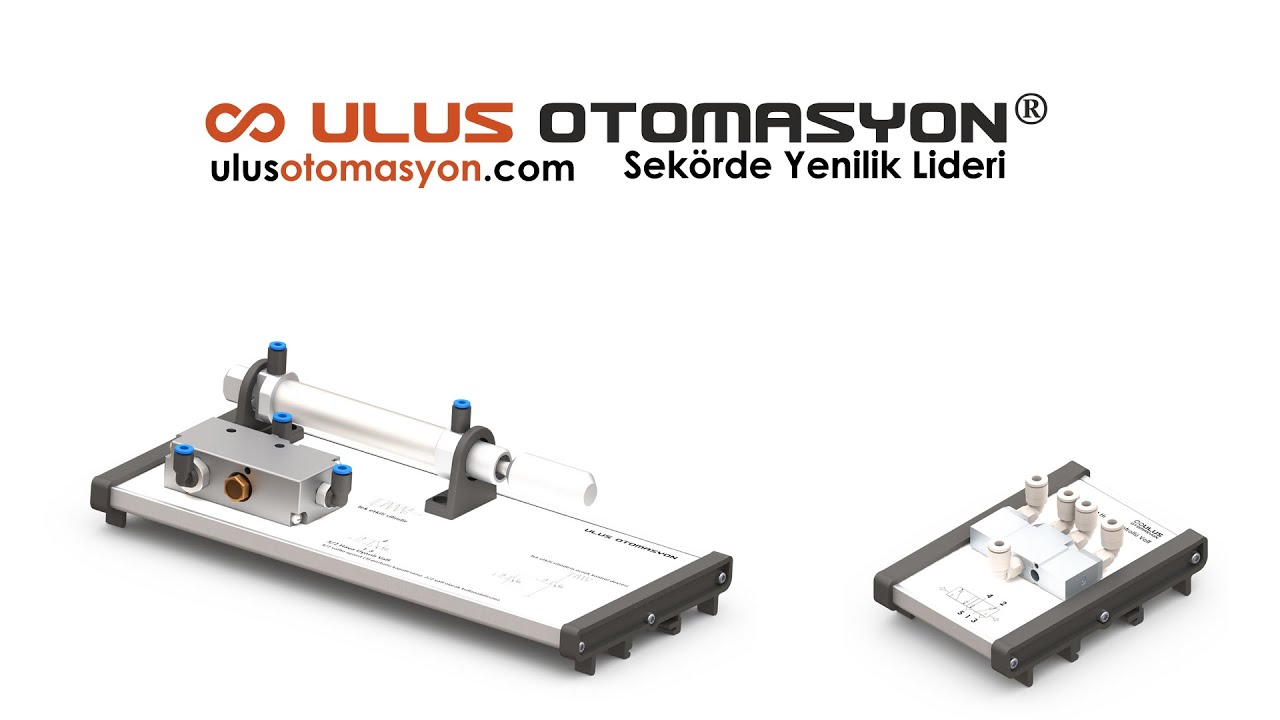 3 yollu 2 konumlu valfin çalışma prensibi (3/2 valf) - Pnömatik Ders Videosu