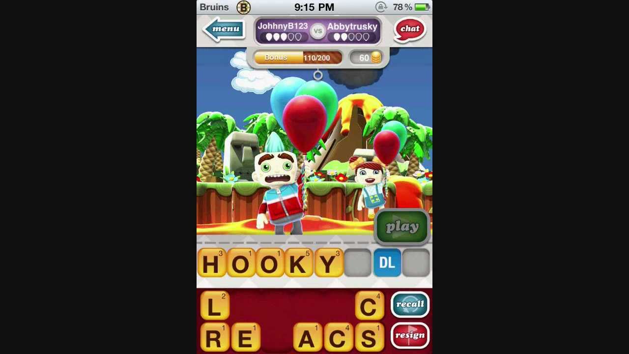 Hanging With Friends (Zynga) - Gameplay (720p HD)