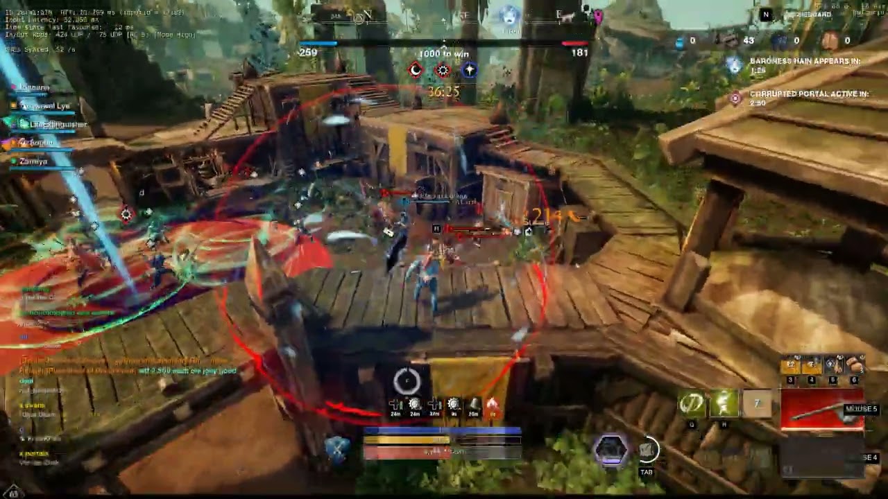 New World Wild Throwing Hatchet/BB PVP full OPR Match