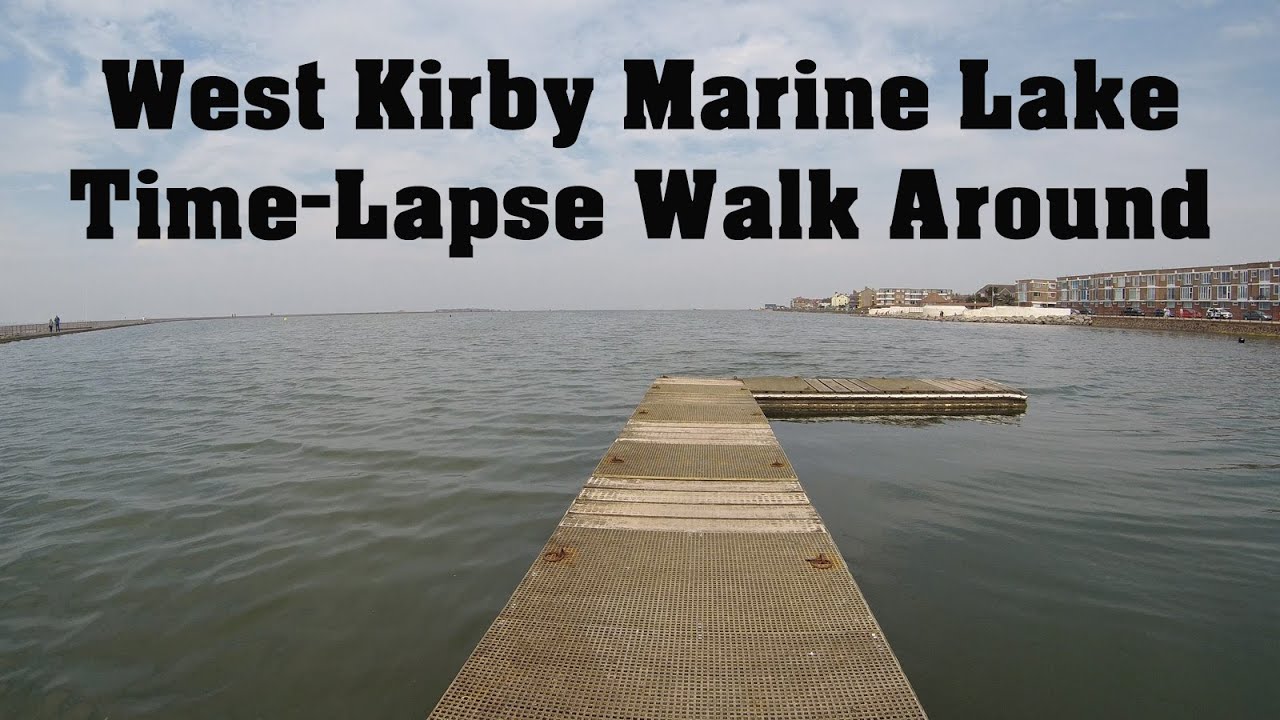West Kirby Marine Lake, Time Lapse Walk Around