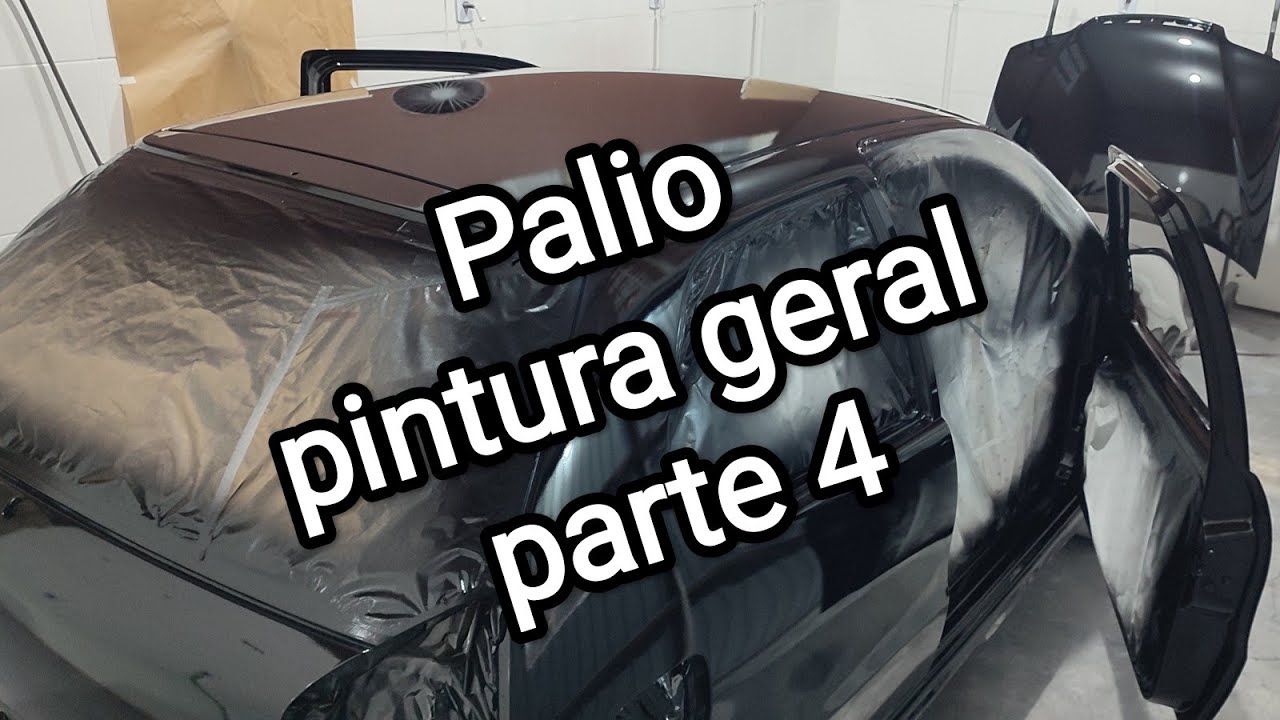 pintura automotiva.pintura geral Palio parte 4. pistola italco gloss x1