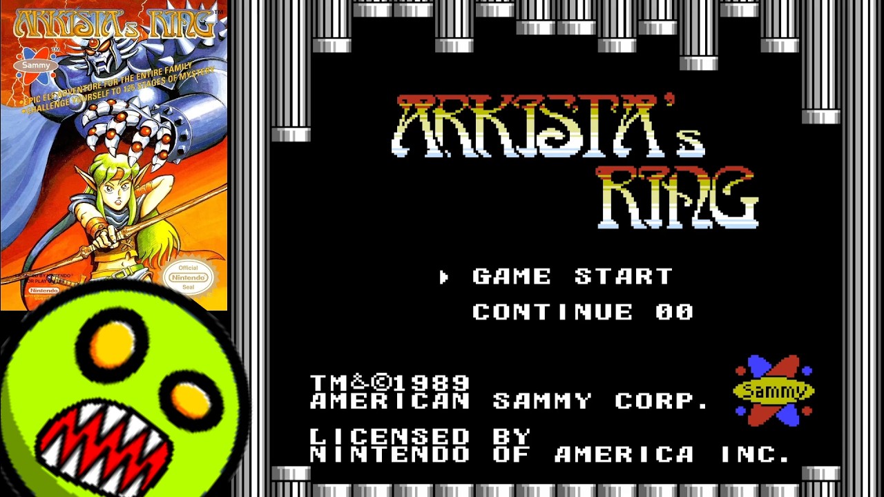 Arkista's Ring (NES 1990), full playthrough
