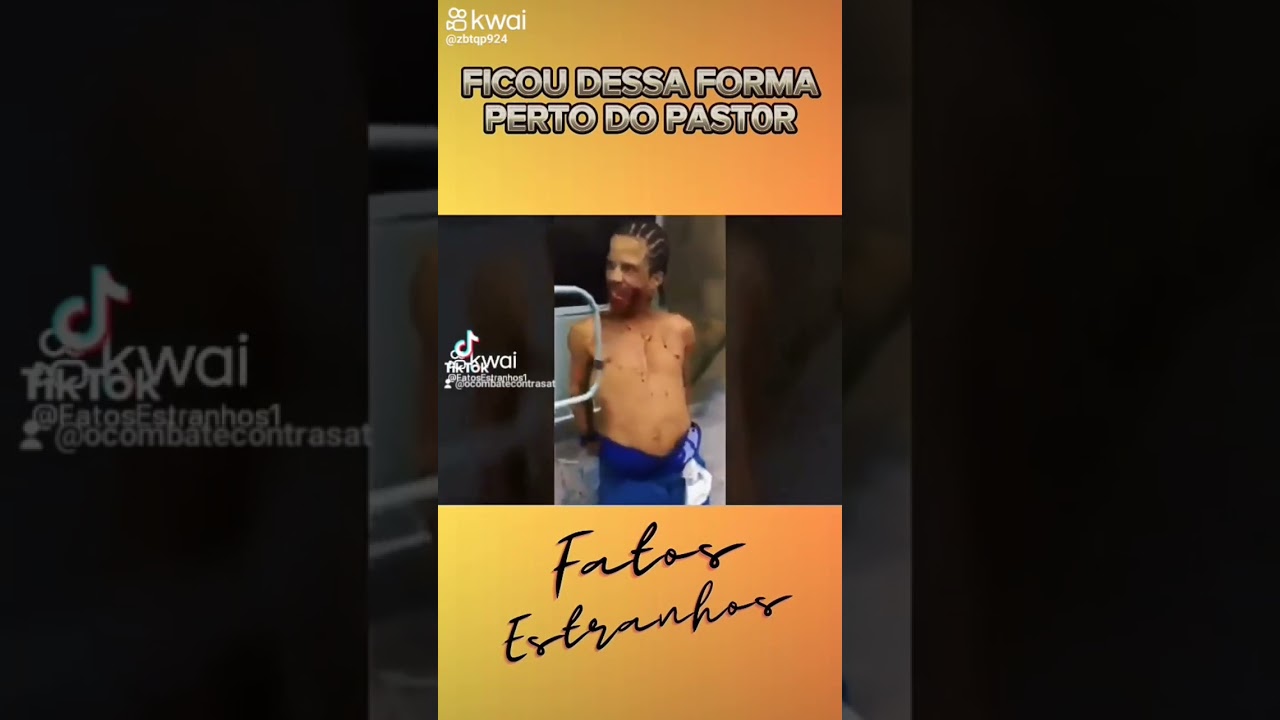 um homem com manifestado de legi&atilde;o de dem&ocirc;nio na Santa