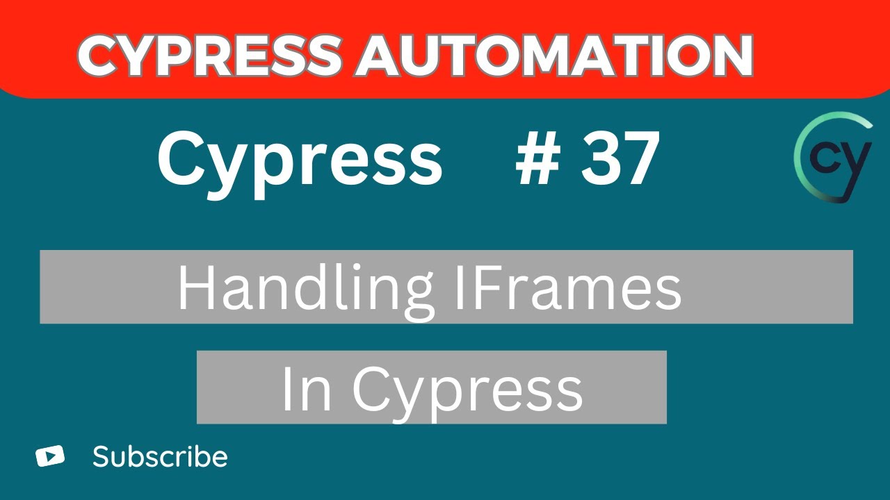 Урок Cypress №37 – Как работать с IFrames в Cypress (пошагово)