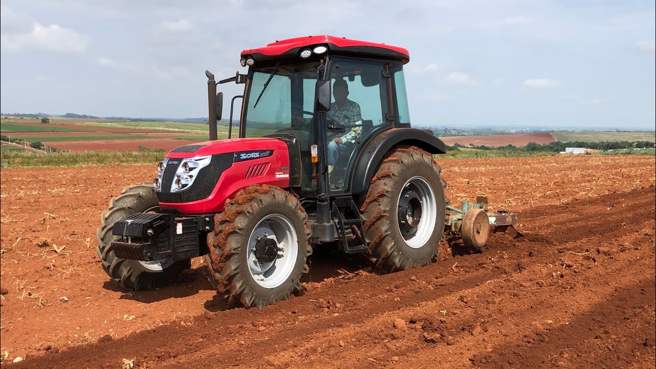 AMACIANDO O MOTOR DO YANMAR SOLIS 90 NO SUBSOLADOR DE 5 HASTES!