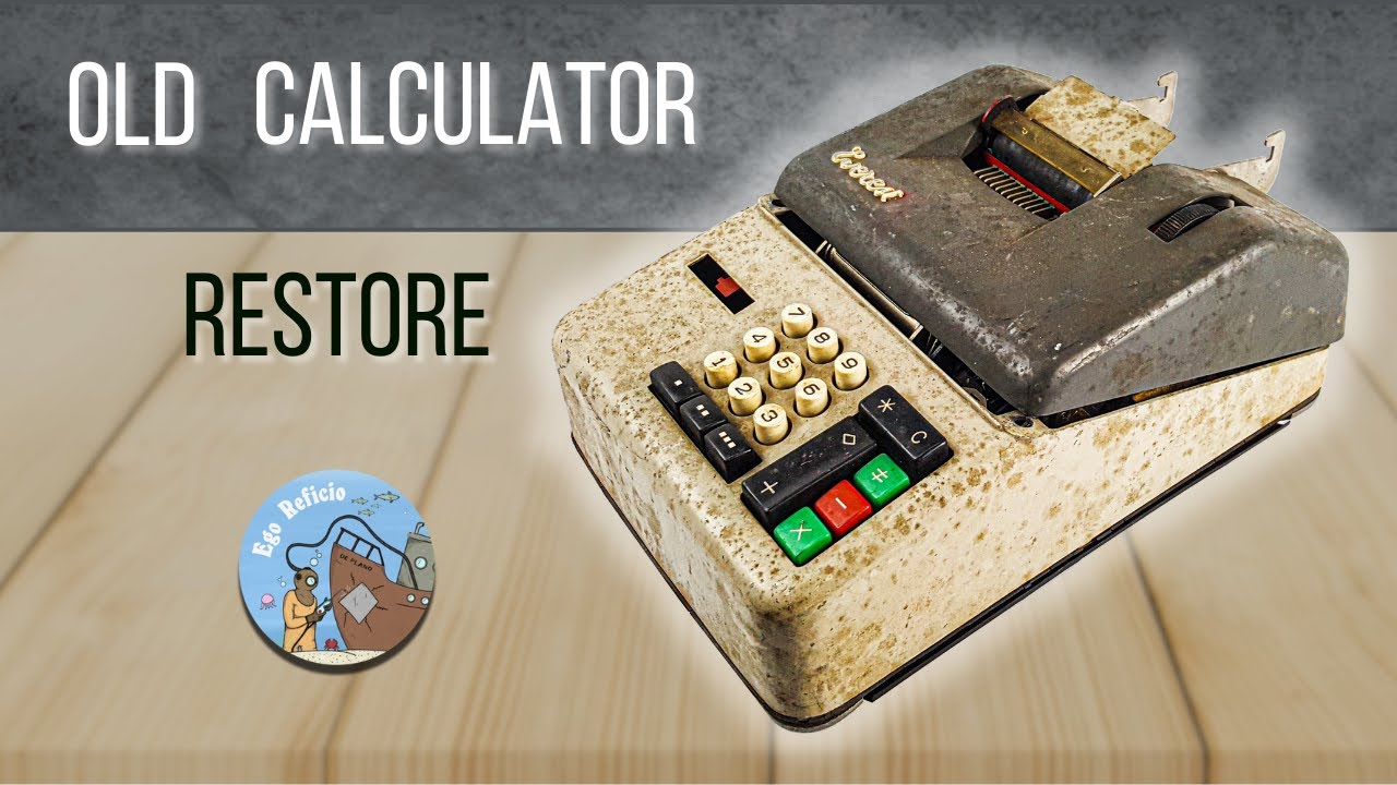 Old Electro Mechanical Calculator - Restoring