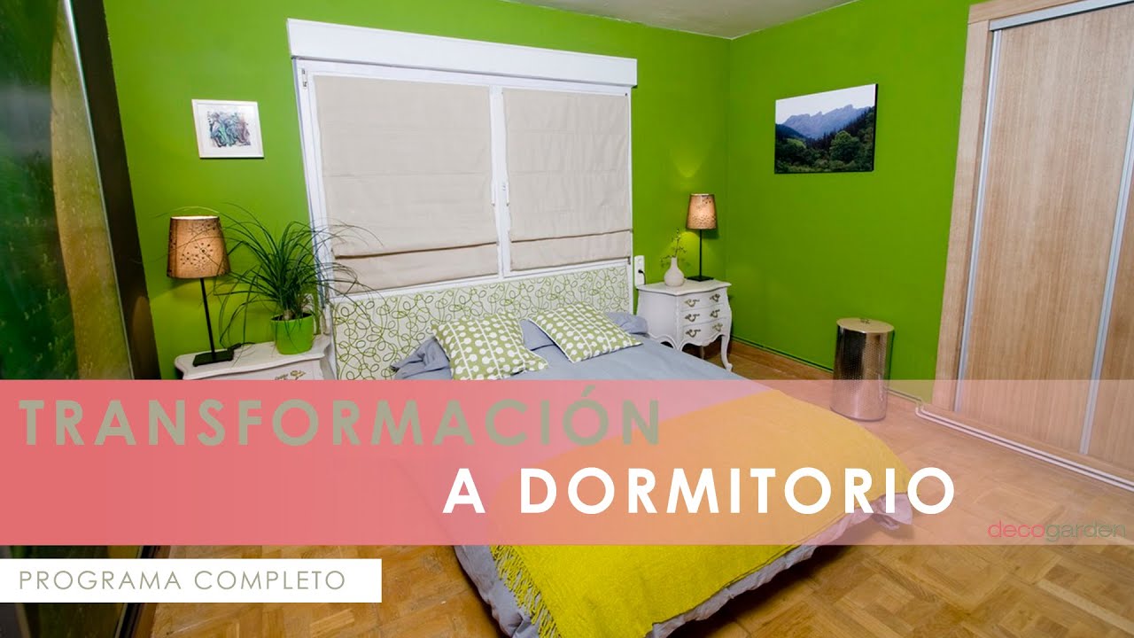 Transformamos una estancia vacía en un ¡DORMITORIO de MATRIMONIO VERDE! 🟢🛏️ ¡Ideas para decorar!