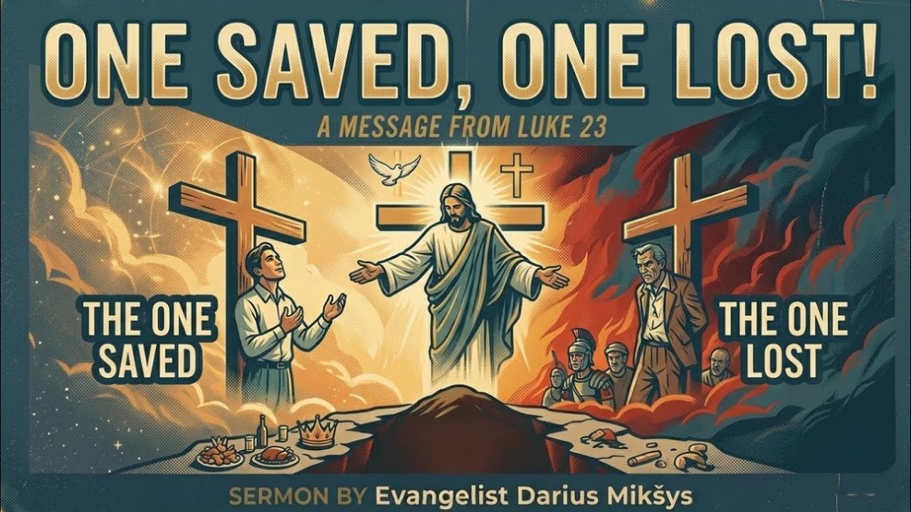 One Saved, One Lost: Which One Are You? - Evangelist Darius Mikšys