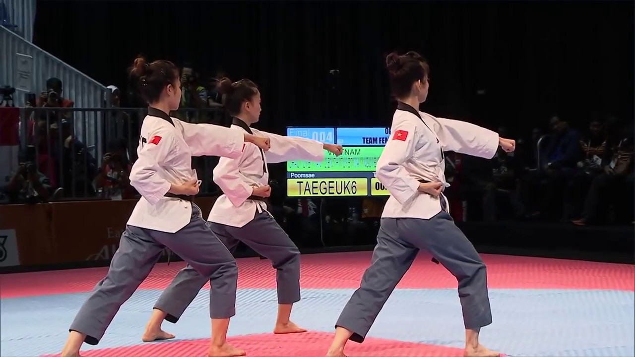 Taekwondo Poomsae - Taegeuk 6 -  Women's Team Poomsae - Viet Nam