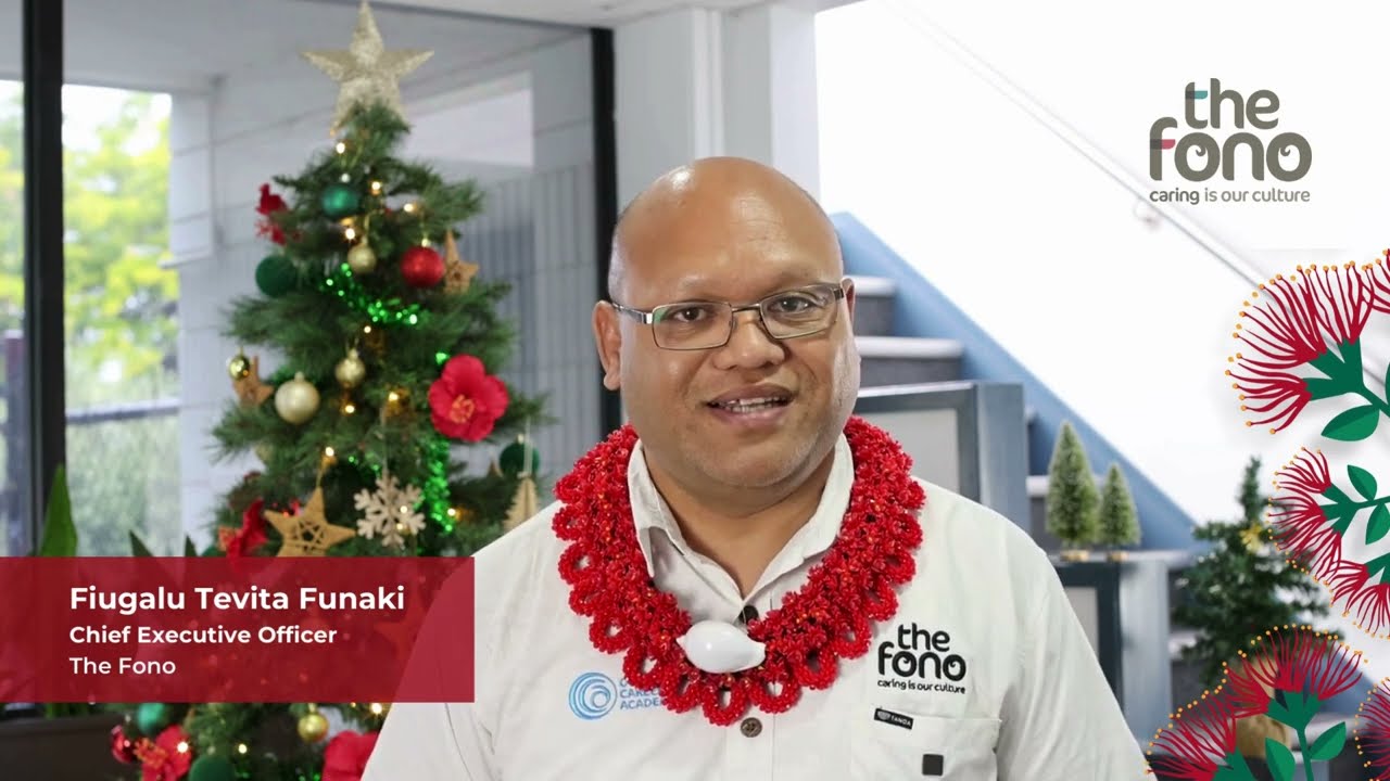 Christmas and New Year Message from The Fono's CEO, Fiugalu Tevita Funaki - 2023/24