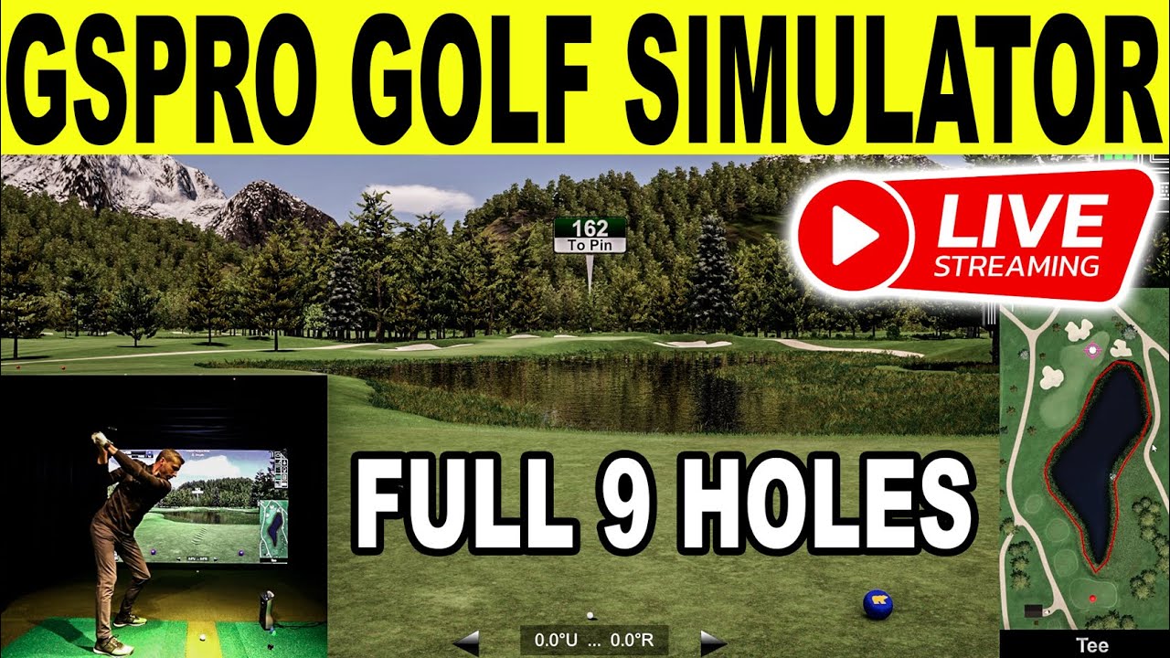 Playing 9 Holes on GSPRO Golf Simulator Software at Whistler! (UNEEKOR EYE XO)