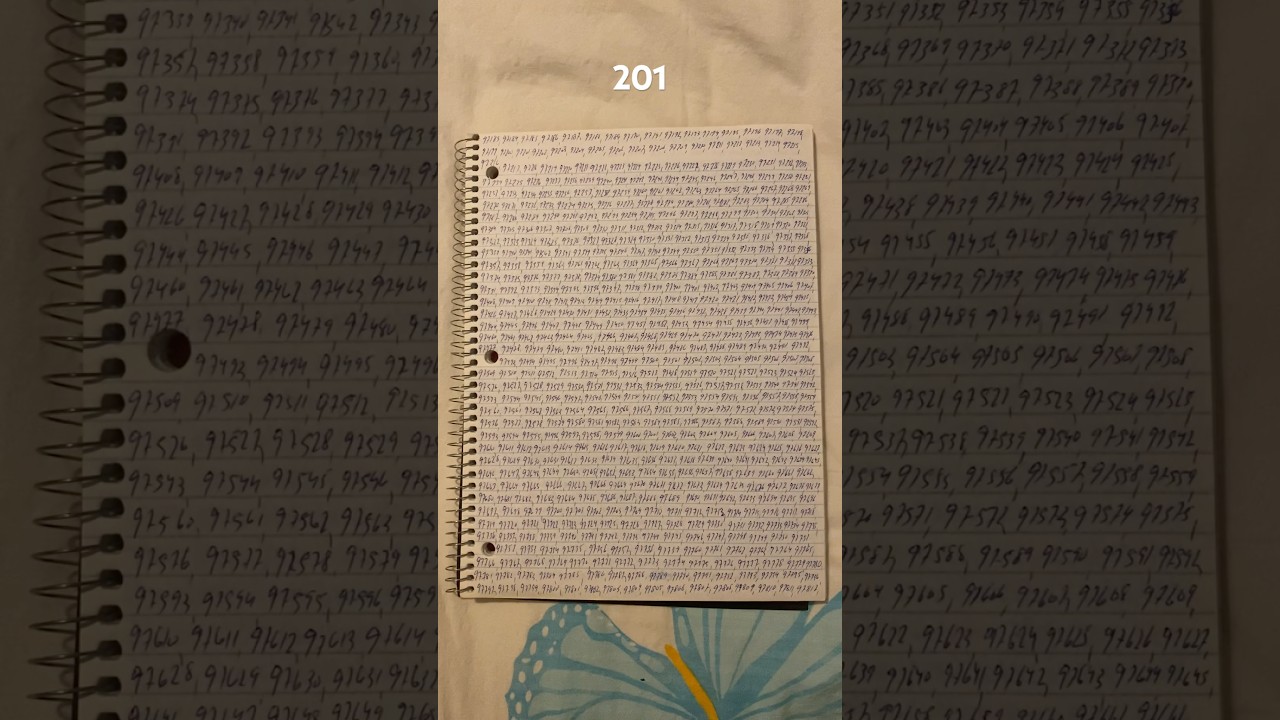 Page 201 of Counting & Writing Challenge 