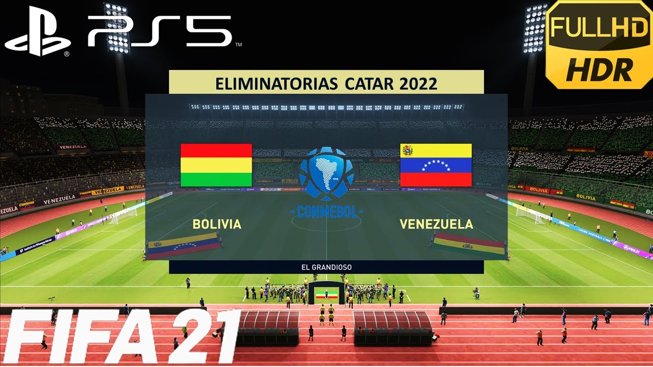 FIFA 21 PS5 | Bolivia vs Venezuela | Eliminatorias CONMEBOL | 4K 60fps HDR | Español Latino