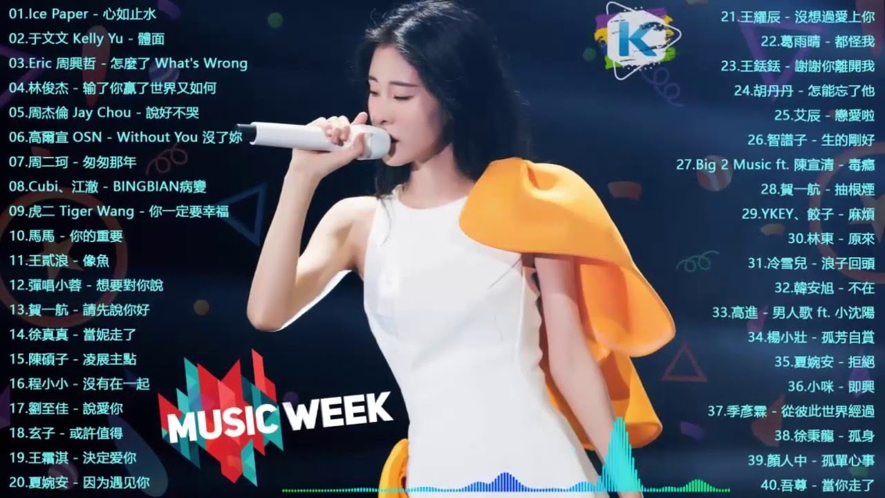 #kkbox华语新歌周榜 - 2020 風雲榜- 匯集音樂排行榜: Ice Paper、于文文 Kelly Yu、Eric 周興哲、周杰倫 Jay Chou、Jackson 王嘉尔、G.E.M.鄧
