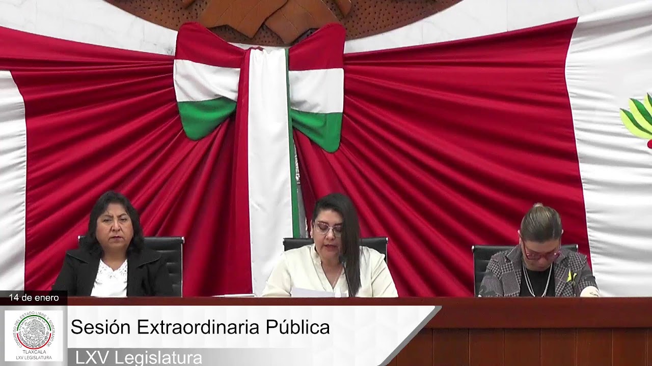Sesión Extraordinaria Pública, LXV Legislatura, 14 de enero de 2026