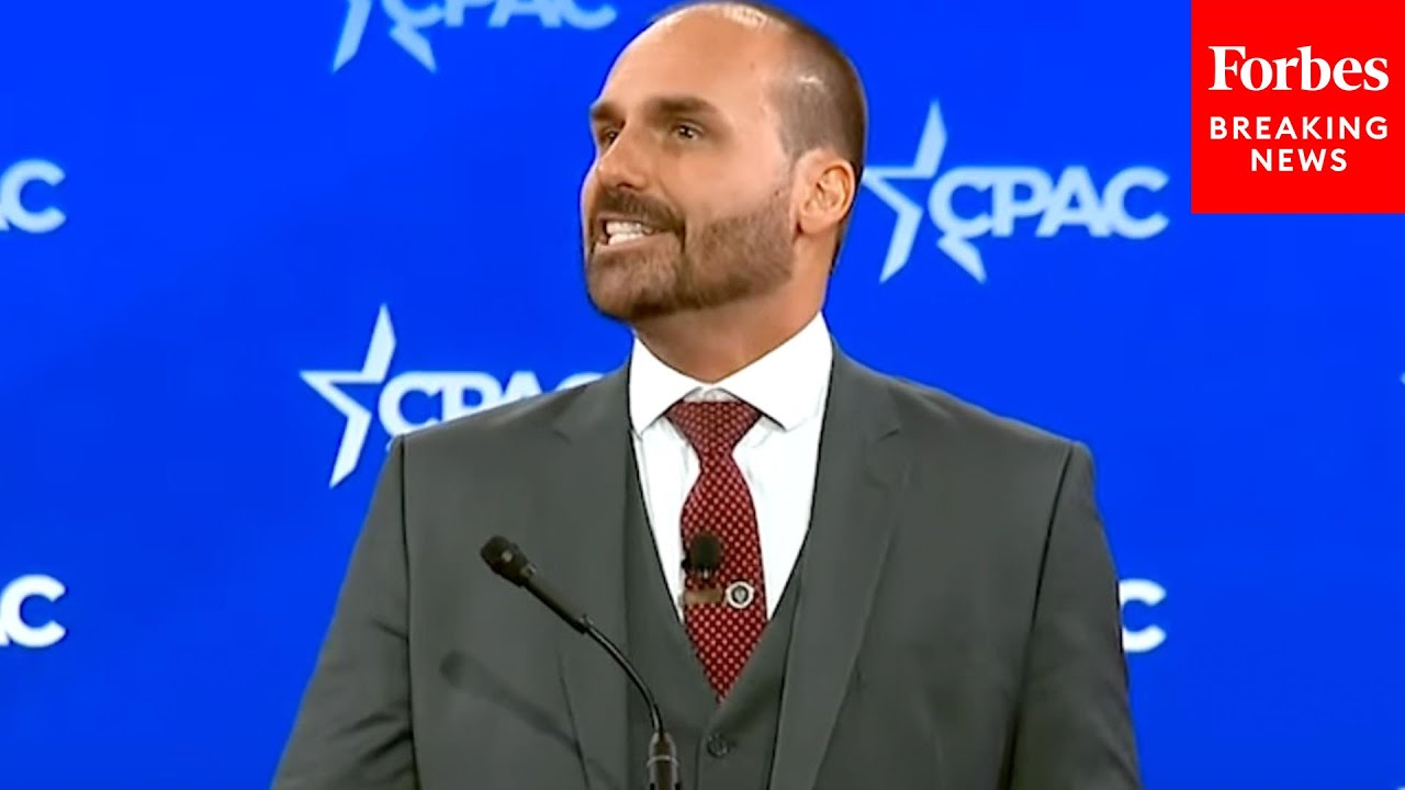 BREAKING NEWS: Jair Bolsonaro's Son Eduardo Responds To Charges Against His Father At CPAC