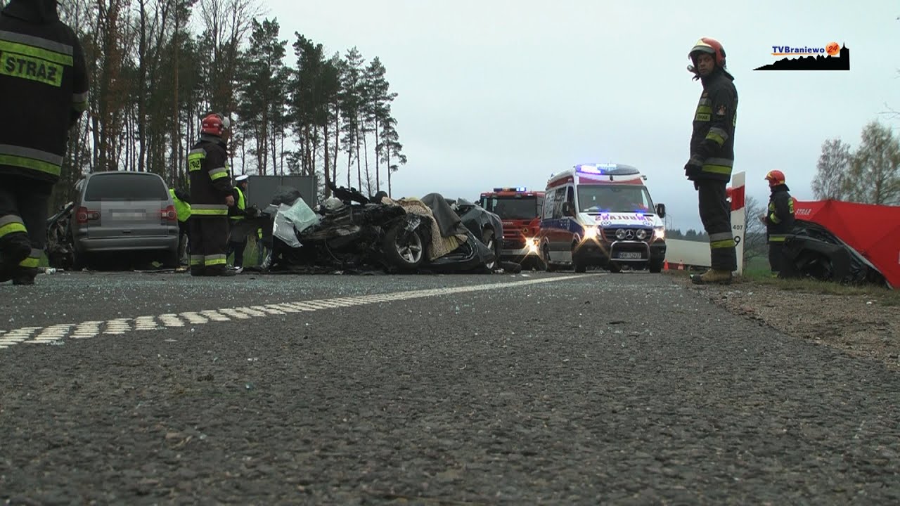 Tragiczny finał wyprzedzania. Trzy osoby zginęły w wypadku na 