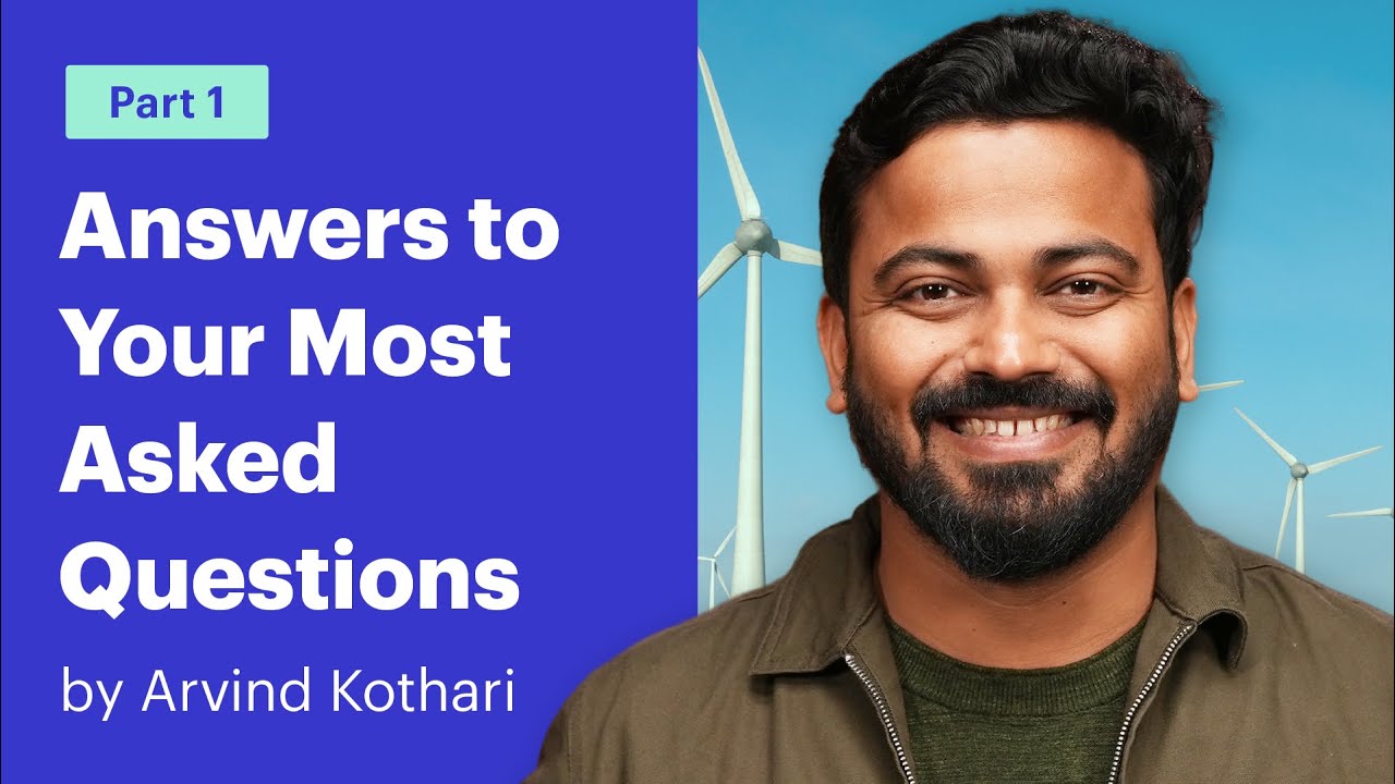 Ask Managers Anything - ft. Arvind Kothari from Niveshaay | Part 1