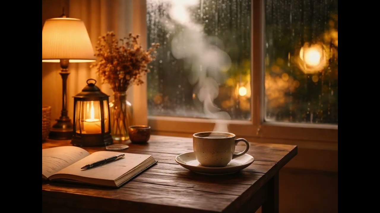 Soft Piano for a Quiet Mind | Coffee & Rain