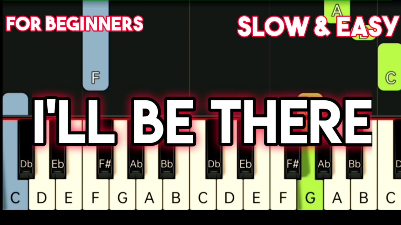 JULIE ANNE SAN JOSE - I'LL BE THERE | SLOW & EASY PIANO TUTORIAL