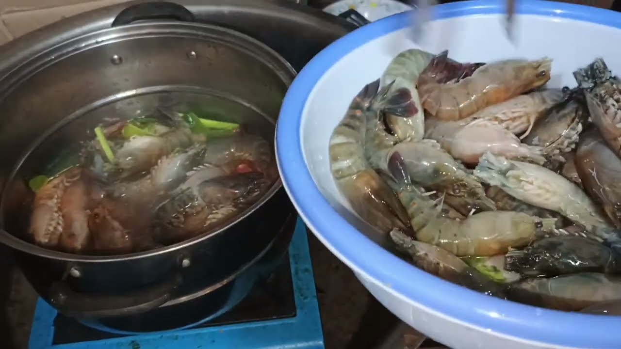 បង្កងស្ងោរទឹកដូង រសជាតិប្លែក #food