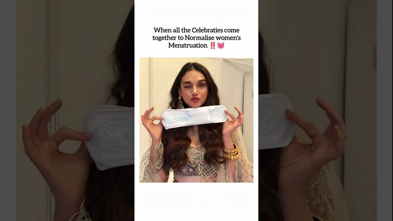 When all celebrities come together to Normalise women's Menstruation ‼️💗#shorts #viral #idol_editzz
