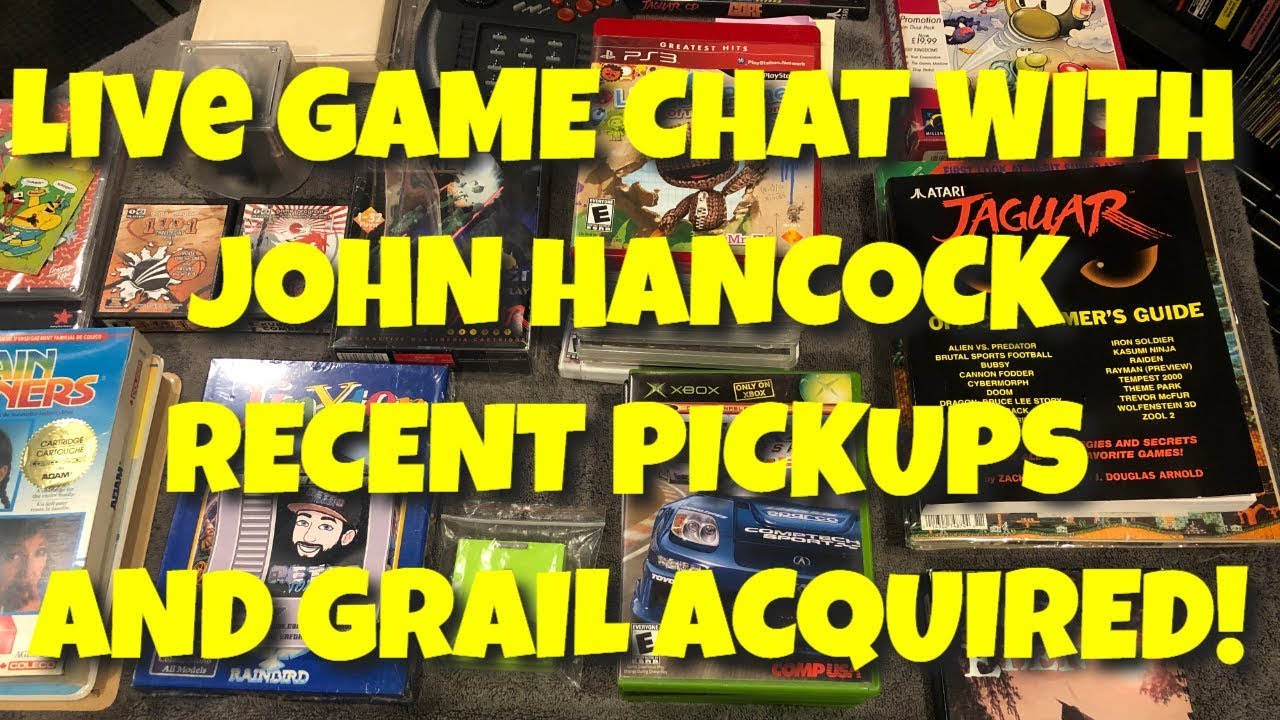 Live Game Chat with John Hancock Recent Pickups & Grail Acquired!