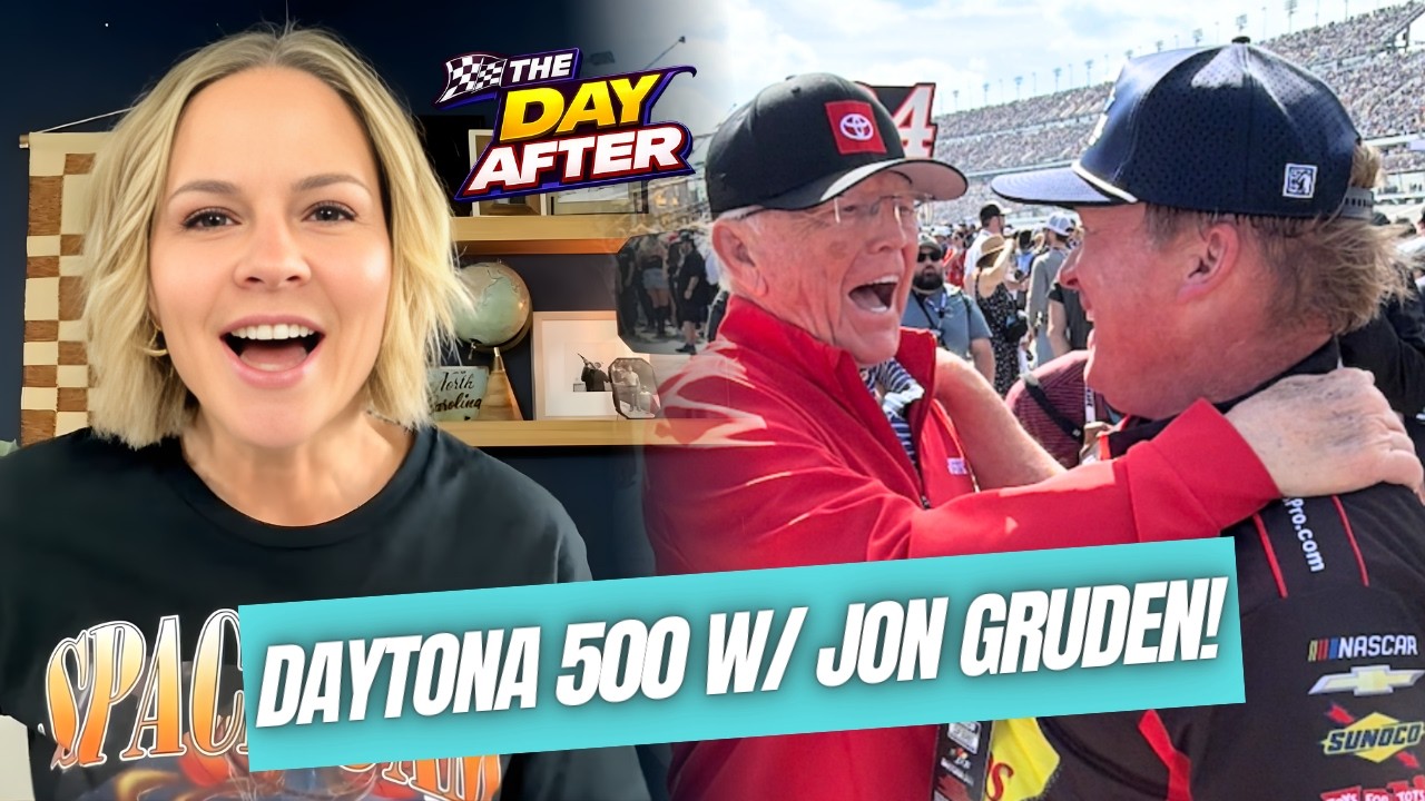 Закулисные впечатления Джона Грудена от гонки Daytona 500 вместе с Шенноном Спейком | NASCAR: Ден...