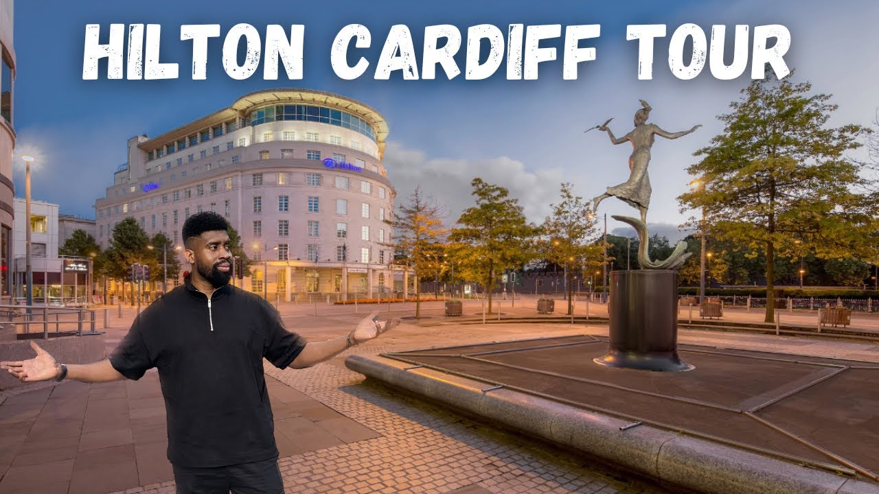 We Stayed at this LUXURY hotel in WALES : HILTON CARDIFF | King Executive Room Review