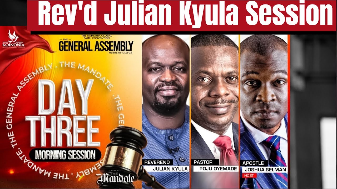 DAY 3 OF THE GENERAL ASSEMBLY [MORNING SESSION] with Rev'd Julian Kyula