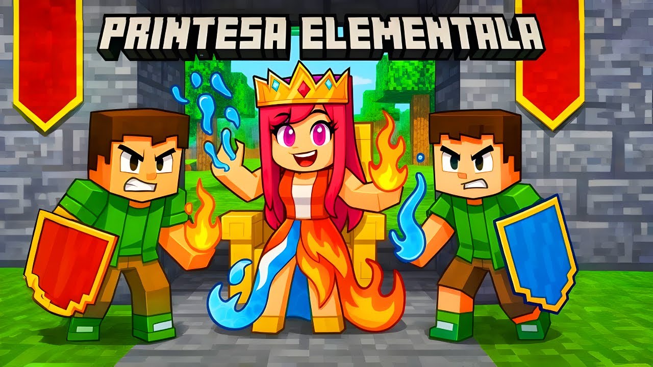 Sunt o PRINTESA ELEMENTALA in Minecraft!