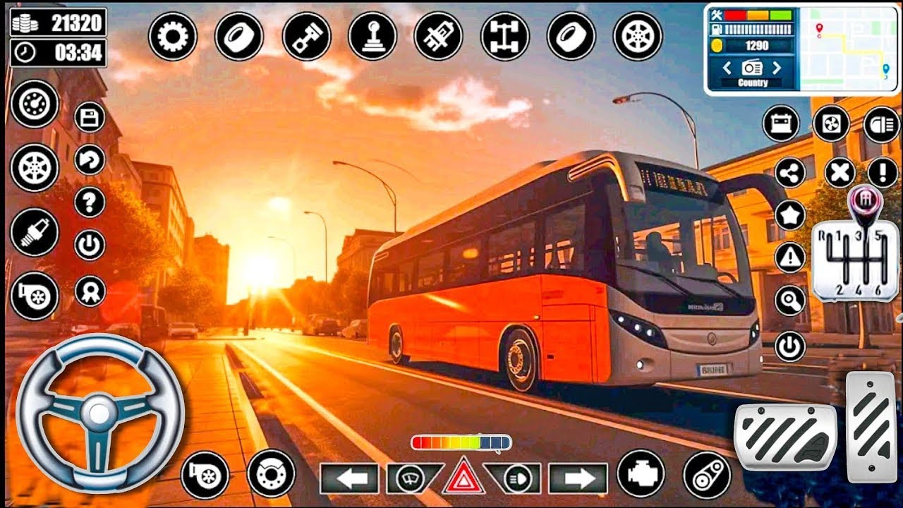 Mobile Bus Driving Simulator – Realistic City Bus Driving & Passenger Gameplay