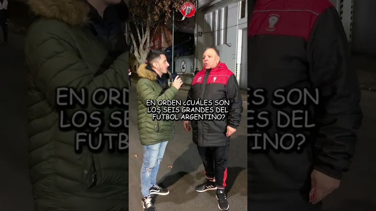 🔝 EN ORDEN, &iquest;CU&Aacute;LES SON LOS SEIS GRANDES DEL F&Uacute;TBOL ARGENTINO? | #shorts #huracan