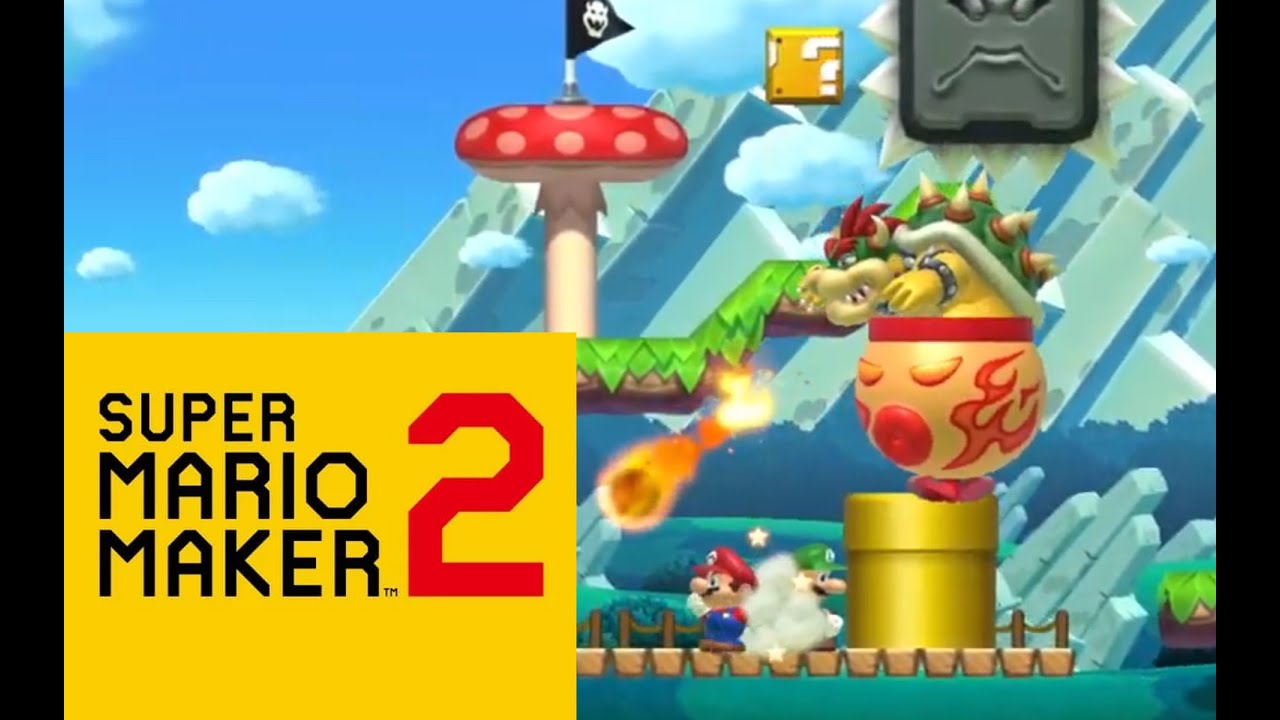 Super Mario Maker 2 - custom scene