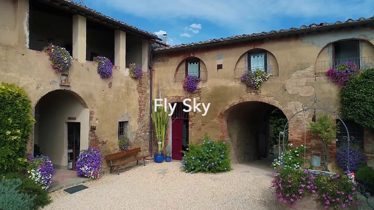 Organic Winery in Siena, Tuscany - by Drone