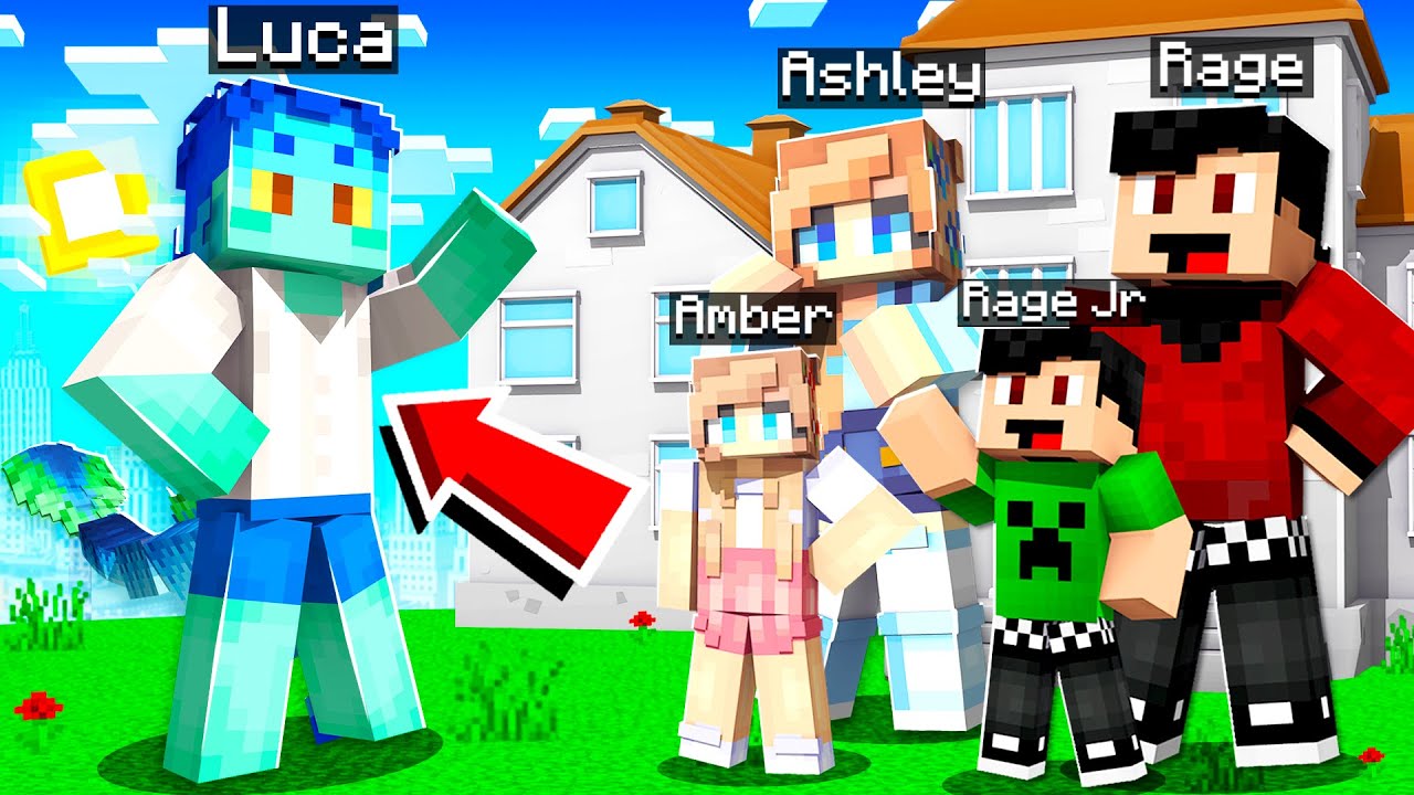 LUCA VISITS MINECRAFT BLOCK CITY!