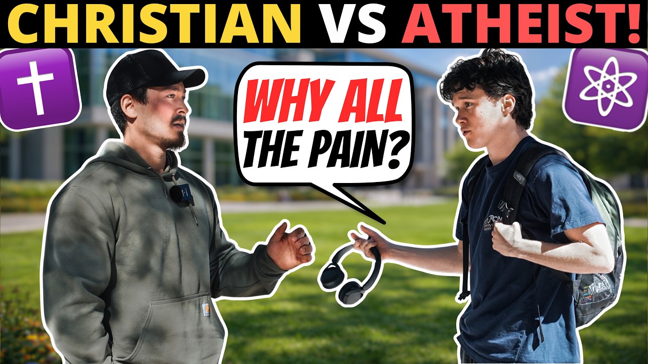 ATHEIST Challenges CHRISTIAN On God! (Why Does Suffering Exist?)