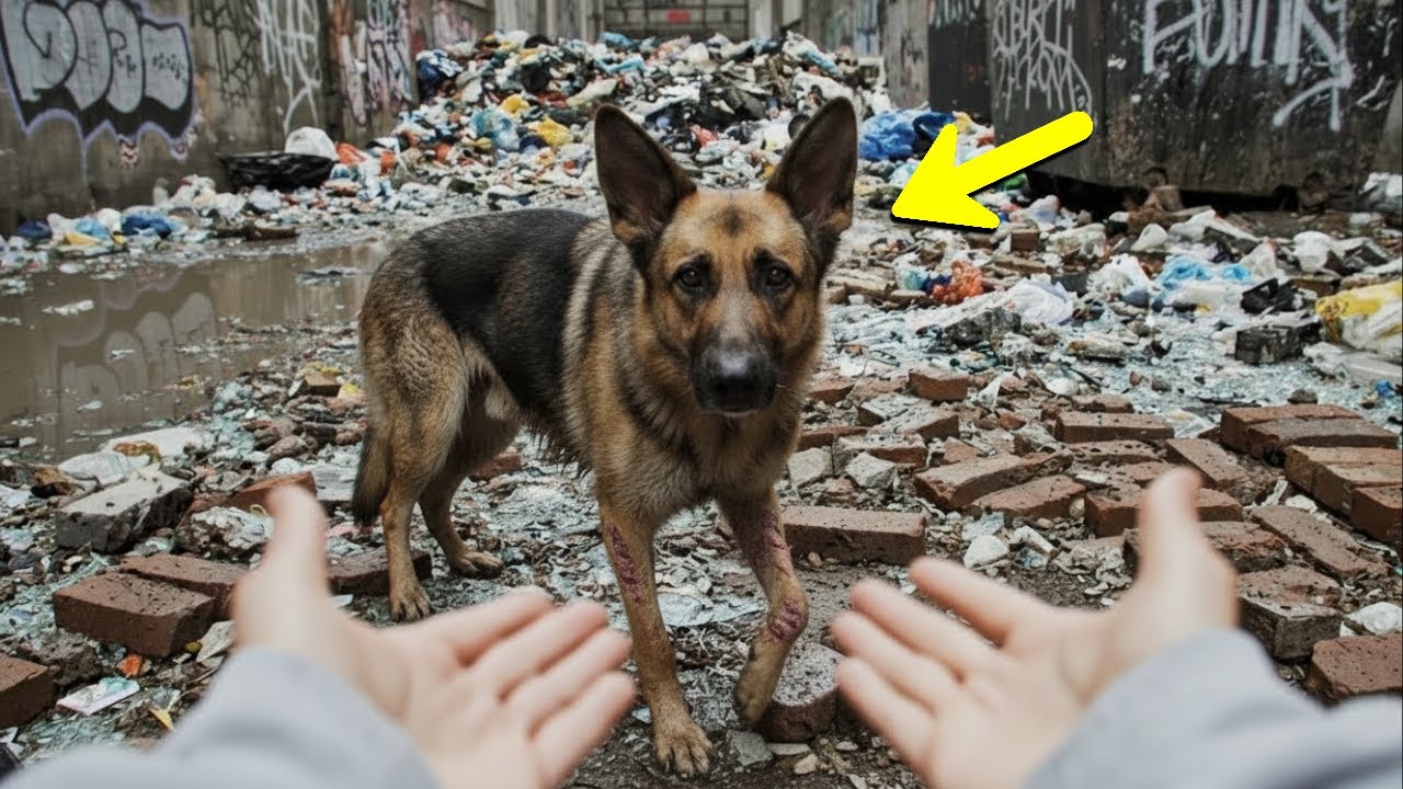 Nitko nije pomogao psu koji je patio u uličici — dok se neočekivani heroj nije pojavio