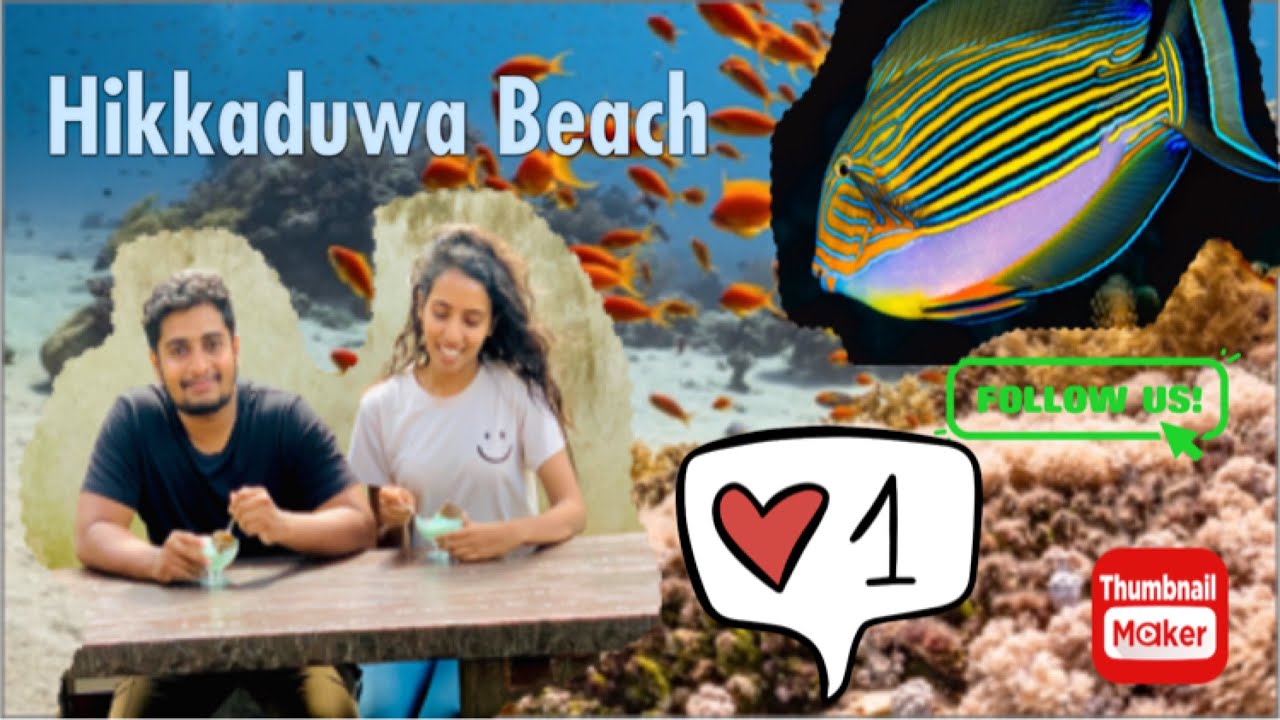 Hikkaduwa beach_😃🌊🐡🐠_#ourweekends_ කොරල් පර බලන්න හික්කඩුවට🦀