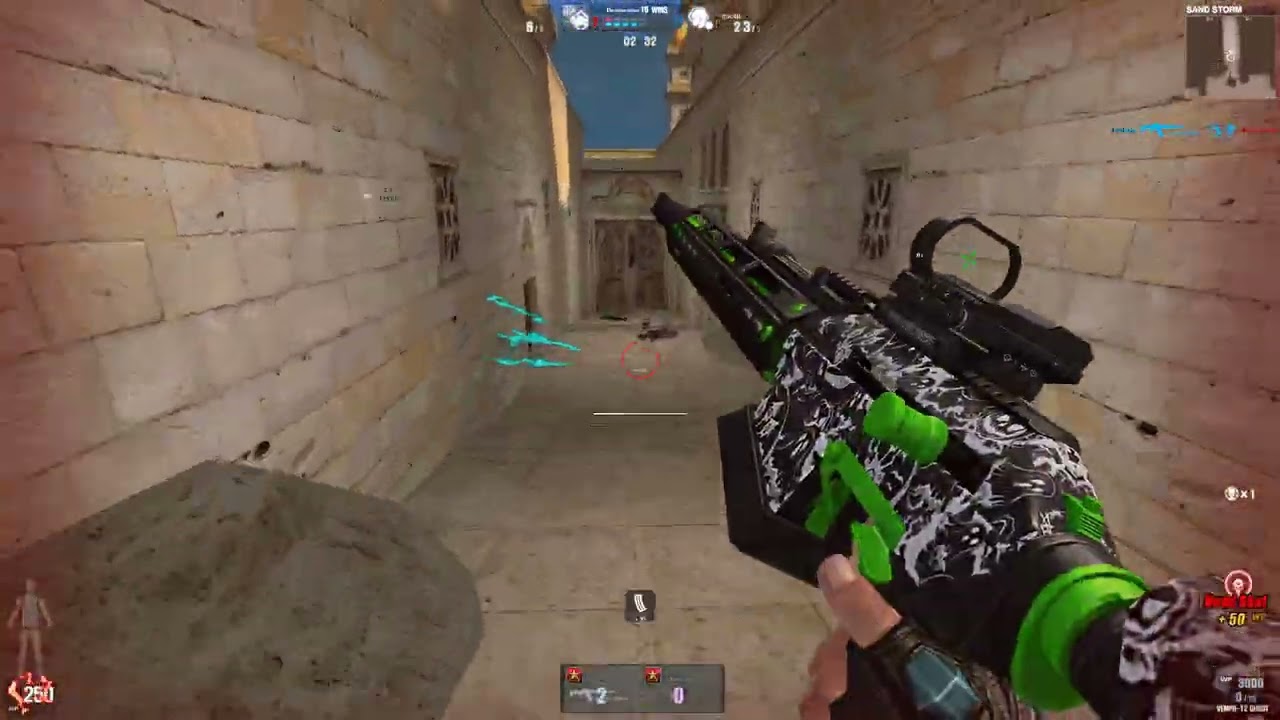 Wolfteam Destr. S2 SAND STORM Hoshiumi VS SkipHumans WIN WIN WINNNNNNNNN