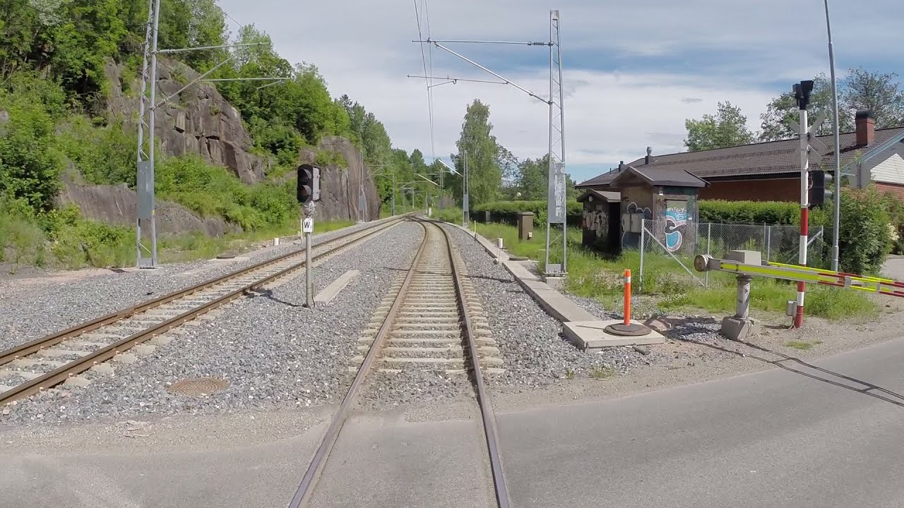 Spikkestad-Asker fra førerrommet
