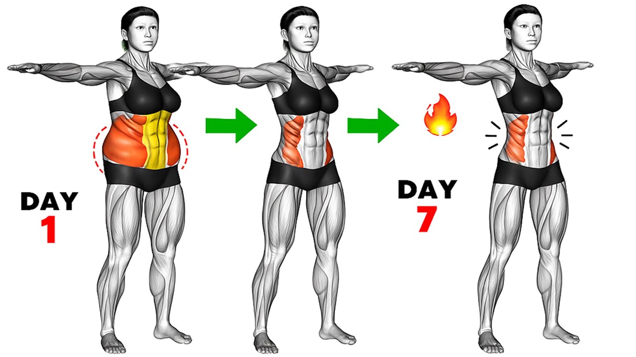 30 Min Standing Abs Workout 🔥 Lose Hanging Belly Fat Fast | Small Waist & Flat Belly Exercises