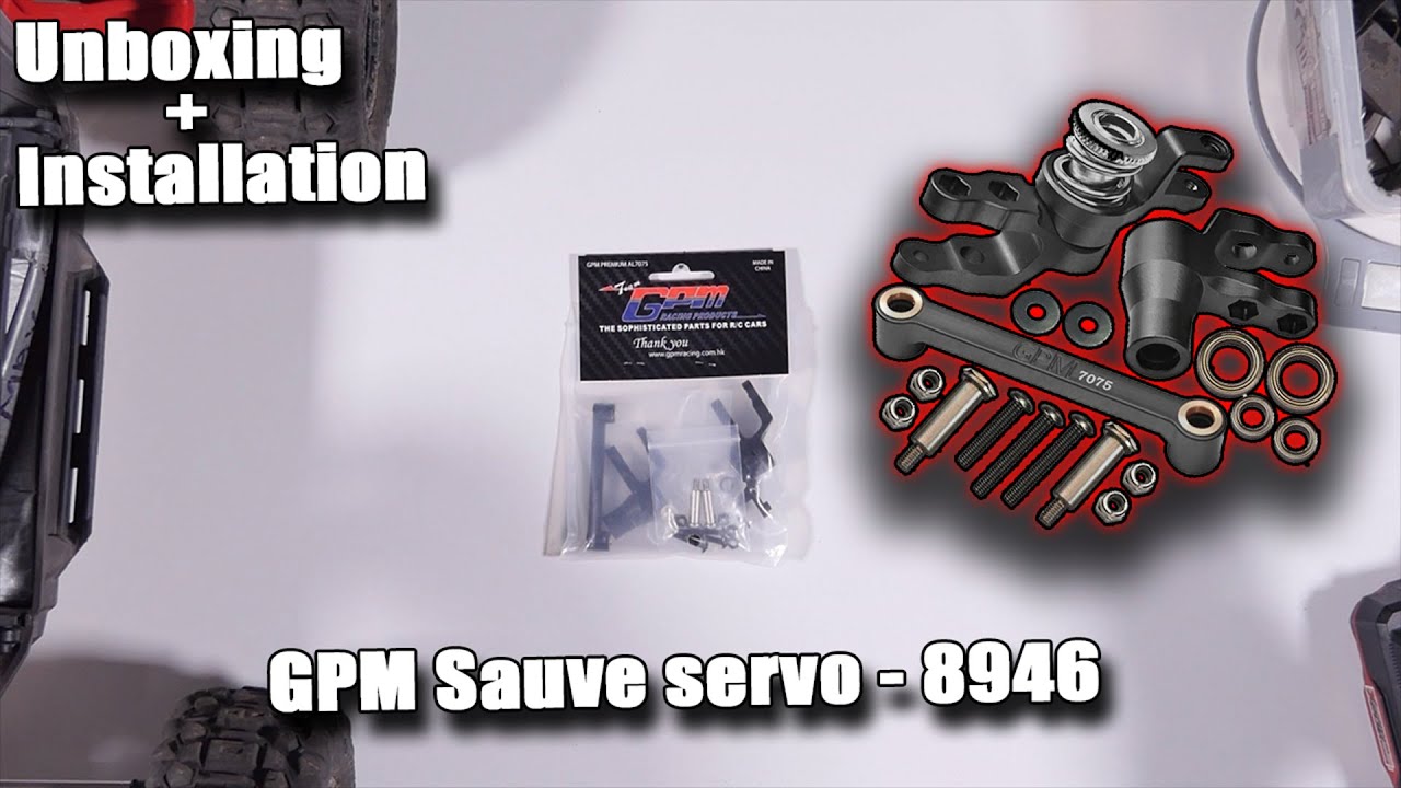 INSTALLATION - SAUVE SERVO : GPM - TRAXXAS Wide Maxx v2