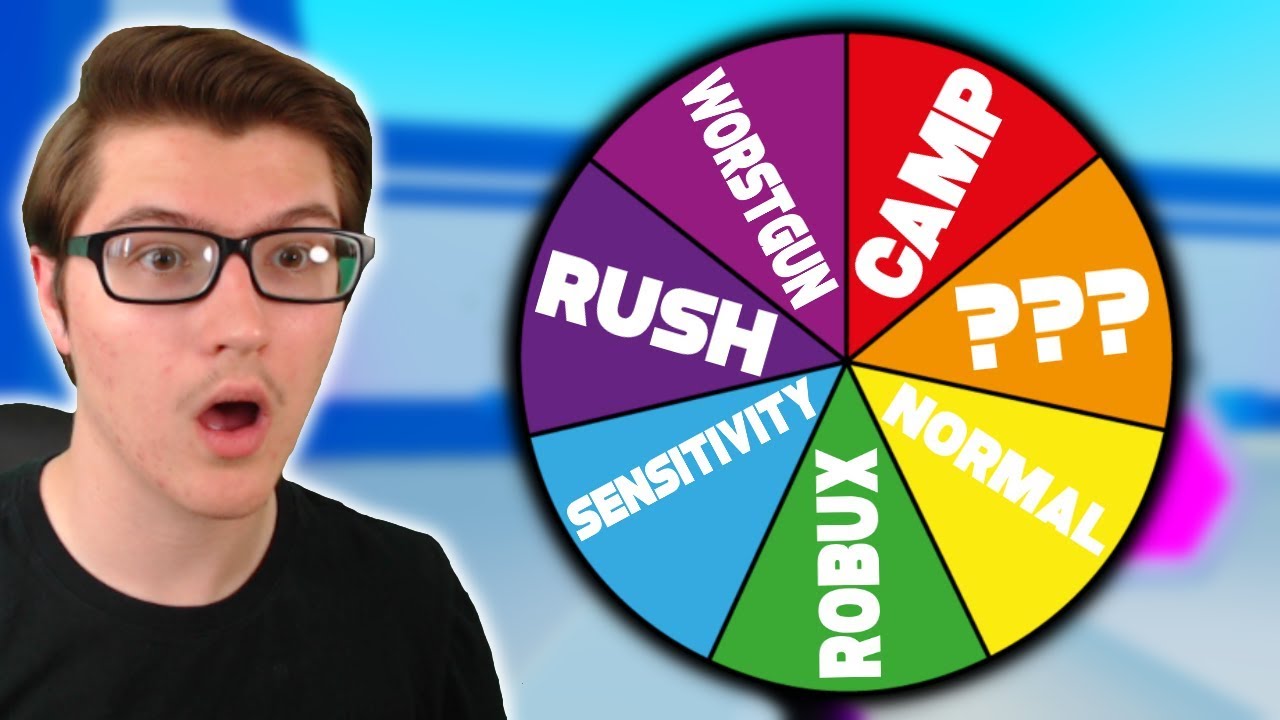 SPIN THE WHEEL CHALLENGE ON BIG PAINTBALL! (ROBLOX)