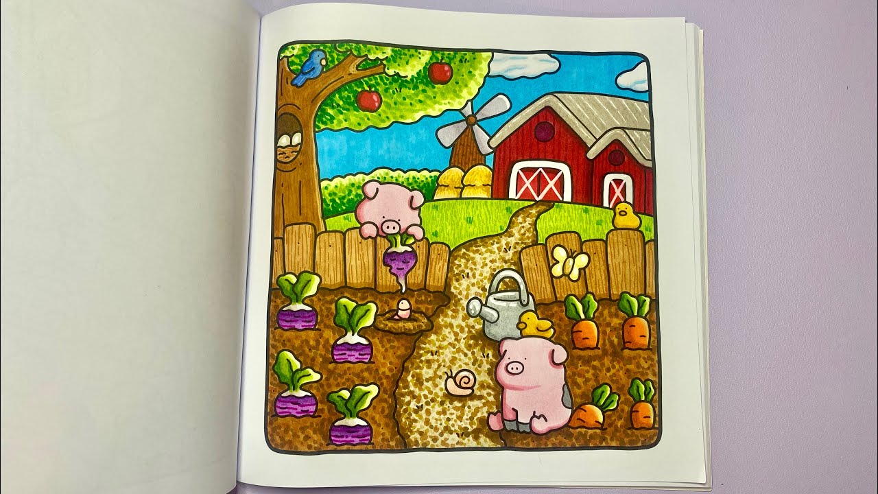 Cosy Colour a Farm With Me 💕