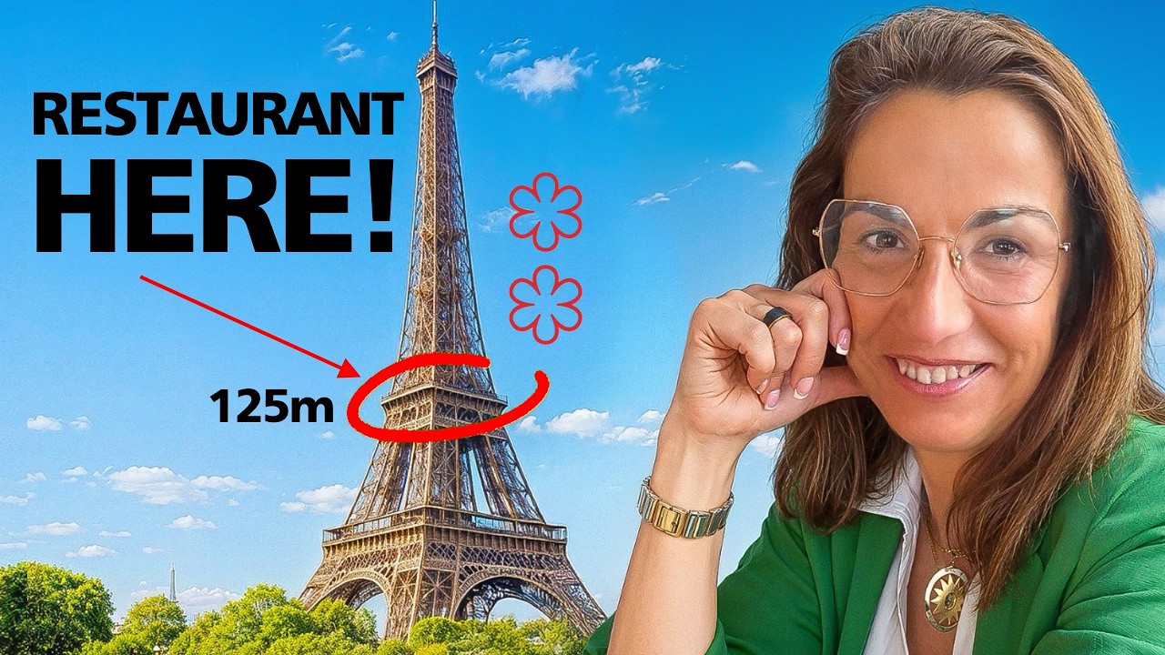 Dining Inside Eiffel Tower 2 Michelin Star Restaurant ✨✨ (Incredible!) | Jules Verne