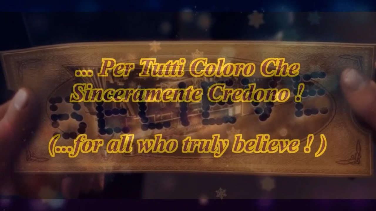 Sasà & Noemi - Christmas Village - Lemax - 2021 - BELIEVE !