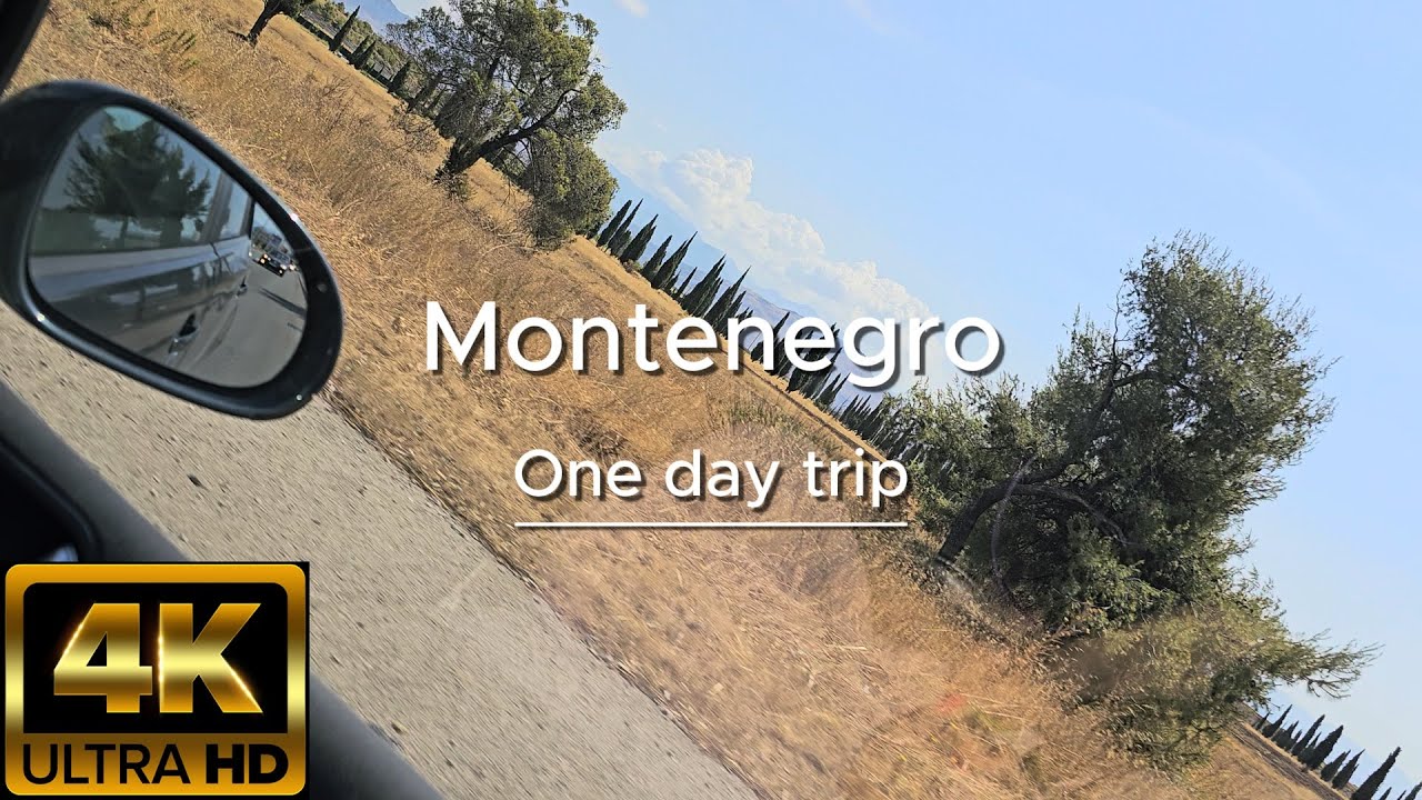 Montenegro One Day Trip | Stunning Nature & Coastal Views in 4K
