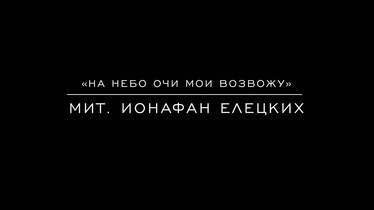 «На небо очи мои возвожу» Мит. Ионафан Елецких